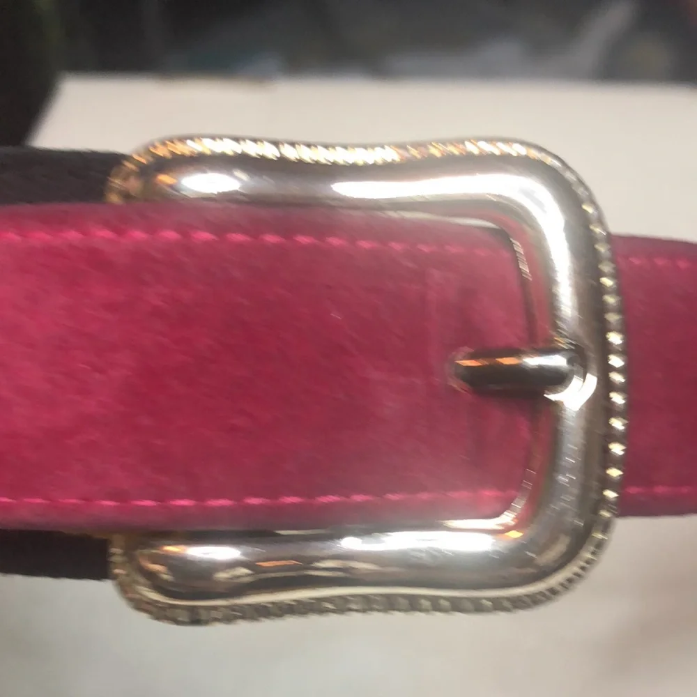 Ginnie Johansen‎ Fabulous retro Suede vintage belt size S